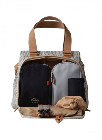 Richmond Herringbone Changing Bag