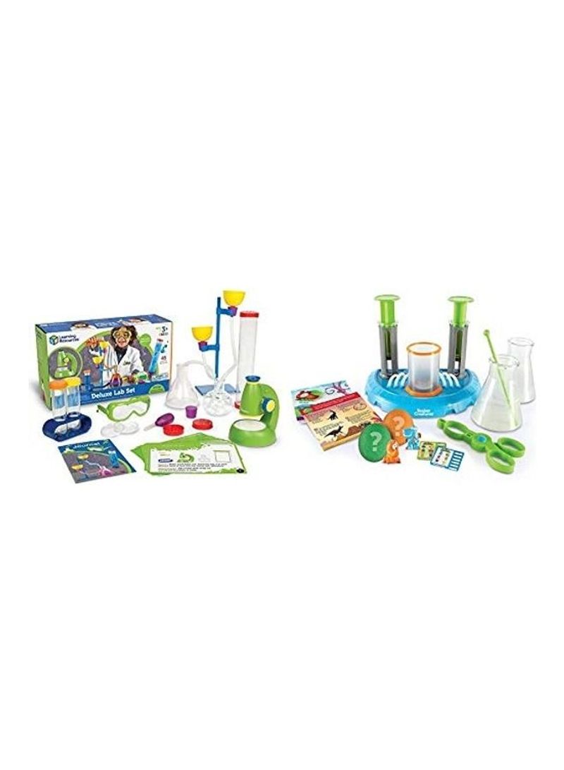 45 Pieces Primary Science Deluxe Lab Set Science Kit 2x2x1inch