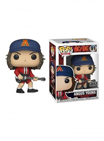 Angus Young Red Suit Exclusive Vinyl Figure 8x4x3inch