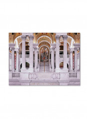 Library Of Congress Canvas Wall Art Multicolour 18 x 24inch