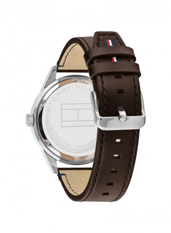 Men's Leather Analog Wrist Watch 1791637