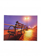 Boardwalk Canvas Wall Art Multicolour 18 x 24inch