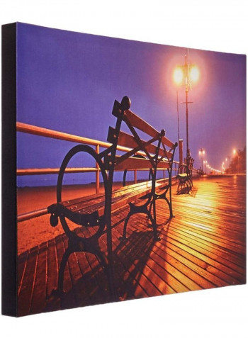 Boardwalk Canvas Wall Art Multicolour 18 x 24inch