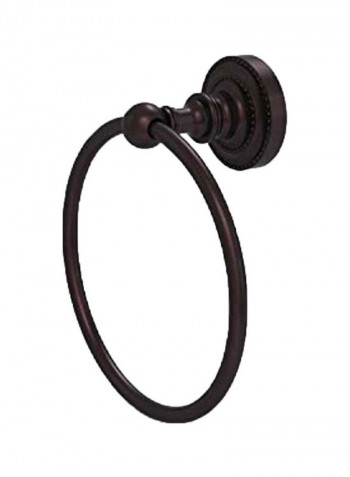 Dottingham Collection Towel Ring Brown 6x6x7inch