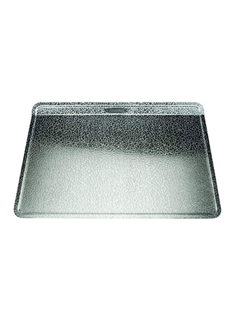 Aluminum Baking Pan Silver 15x17.8x0.5centimeter