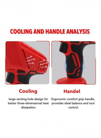 Reciprocating Saw Black/Red