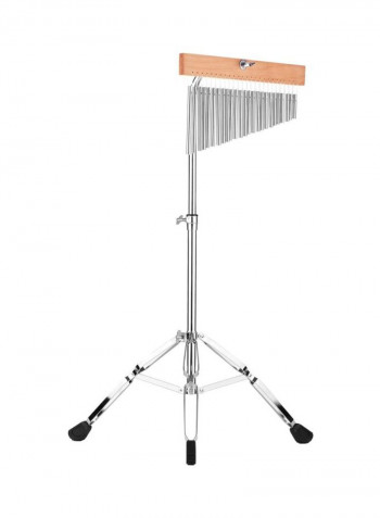 25-Bell Single-Row Bar Chimes With Adjustable Mounting Stand