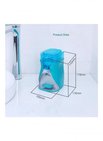 Wall Mounted Bathroom Soap Dispenser Multicolour 15 x 20 x 12cm