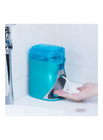 Wall Mounted Bathroom Soap Dispenser Multicolour 15 x 20 x 12cm