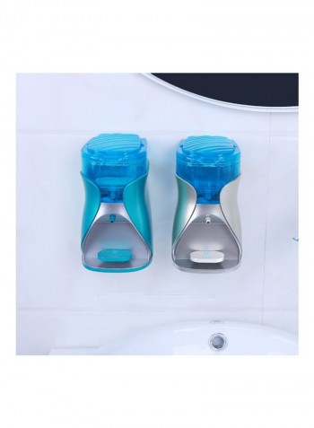 Wall Mounted Bathroom Soap Dispenser Multicolour 15 x 20 x 12cm