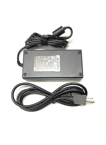 AC Power Charging Adapter Black/Silver