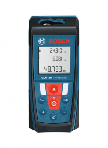 Professional Laser Distance Measuring Tool Blue/Black 4.5x2inch