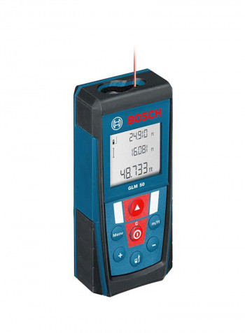 Professional Laser Distance Measuring Tool Blue/Black 4.5x2inch