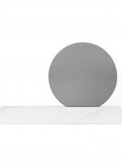 Glass Marble Metal Ring Screen Ornaments Grey