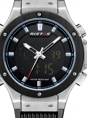 Men's Double Display Round Dial Quartz Watch NNSB03701299