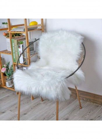 Ultra-Luxurious Fluffy Faux Fur Area Rug White