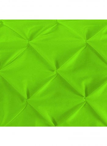 3-Piece Duvet Cover Set Cotton Green 78 x 78inch