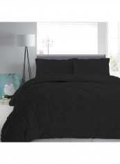 3-Piece Duvet Cover Set Cotton Black 78 x 78inch reviews 3-Piece Duvet Cover Set Cotton Black 78 x 78inch