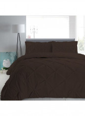 3-Piece Duvet Cover Set Cotton Brown 53 X 78inch reviews 3-Piece Duvet Cover Set Cotton Brown 53 X 78inch