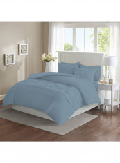 3-Piece Duvet Cover Set Cotton Grey 102x86inch reviews 3-Piece Duvet Cover Set Cotton Grey 102x86inch