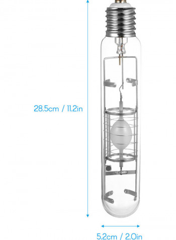 600W Ceramic Metal Halide E40 Bulb Clear 32.00 x 7.00 x 9.00cm