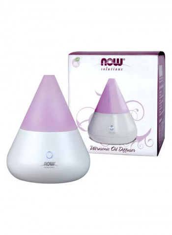 Ultrasonic Oil Diffuser Purple 17.27 x 17.27 x 17.78cm