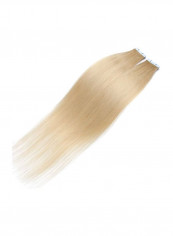 20-Piece Tape In Straight Hair Extensions 613 Bleach Blonde 20inch