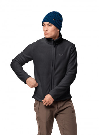Full Zipper Moonrise Jacket أسود