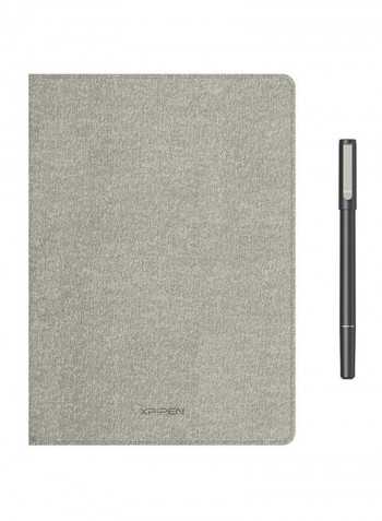 Note Plus Smart Writing Pad With Pen Grey