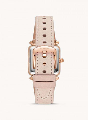 Women's Leather Analong Wrist Watch ES4718