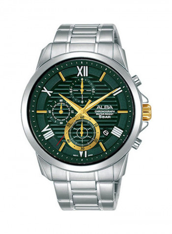 Watch Band 50M Water Resistant Stainless Steel Analog Am3773X1 للرجال