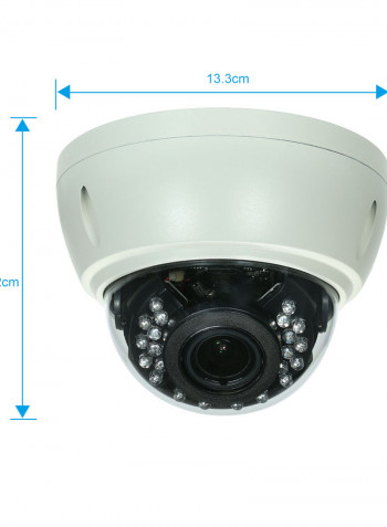5 MP HD Dome POE 2.8 - 12mm 4X Optical Manual Zoom Internal Focusing Len IP CCTV Camera