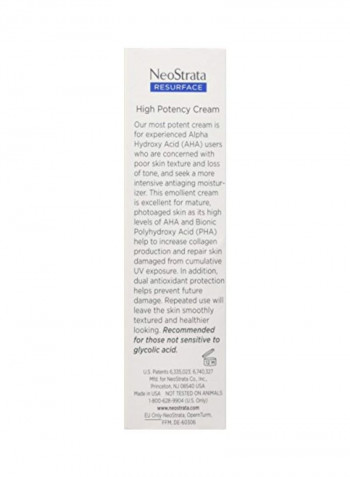 Resurface High Potency Cream 1ounce