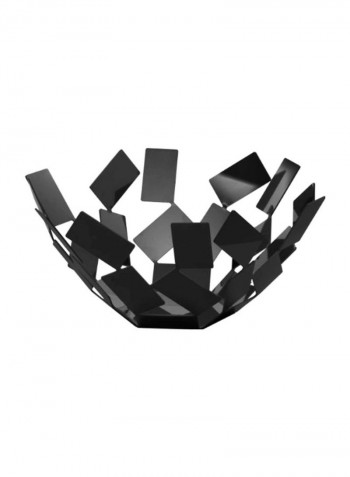 Fruit Serving Bowl Black 10.8x10.8x5inch