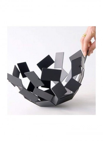 Fruit Serving Bowl Black 10.8x10.8x5inch