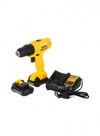 Cordless Screwdriver Yellow/Black 10x10x11centimeter