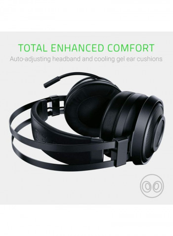 Nari Essential Wireless Over-Ear Gaming Headset Black
