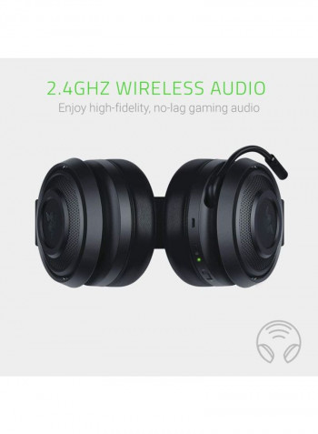 Nari Essential Wireless Over-Ear Gaming Headset Black