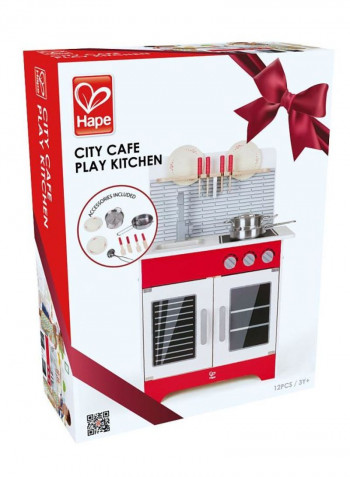 City Cafe Play Kitchen With Accessories
