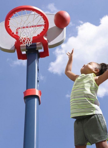 Shootin Hoops Basketball Set 93.35x51.49x155.58cm