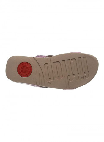 Elora Crystal Slides Heather Pink