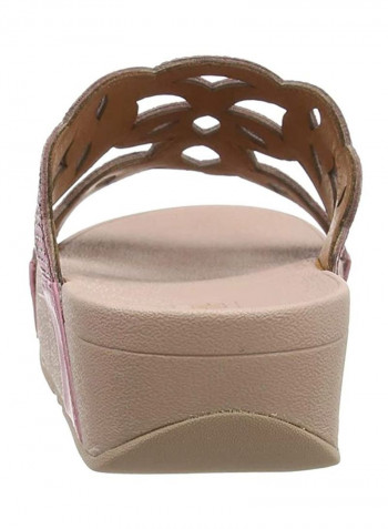 Elora Crystal Slides Heather Pink