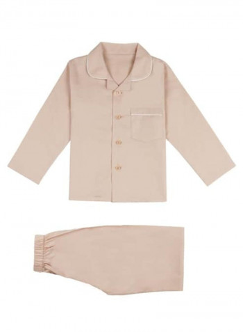 Comfortable Pyjama Set Beige