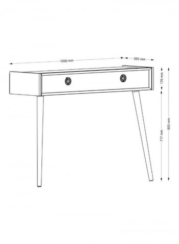 Nada Console Table White