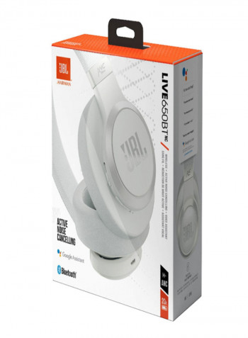 Live 650BTNC Wireless Over-Ear Headphones White