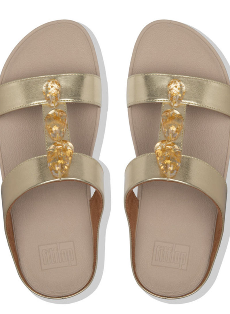 Slip-On Comfortable Sildes Gold