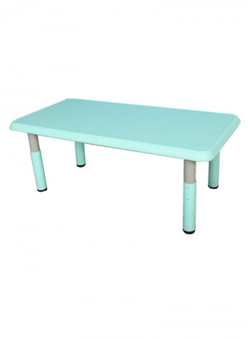 3-Piece Multipurpose Table And Chair Set Turquoise/Grey 137x90x90cm