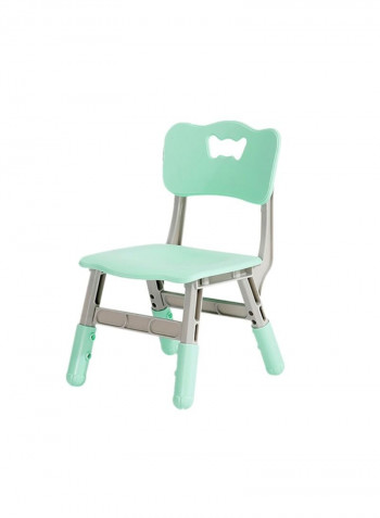 3-Piece Multipurpose Table And Chair Set Turquoise/Grey 137x90x90cm