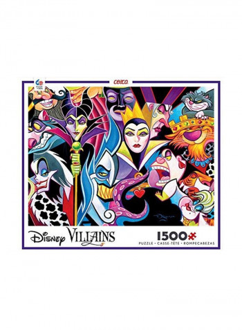 1500-Piece Disney Villains Jigsaw Puzzle Set 3402-2