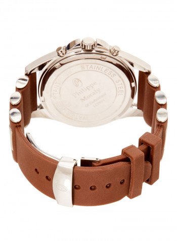 Men's Water Resistant Leather Analog Wrist Watch LC0941WOO